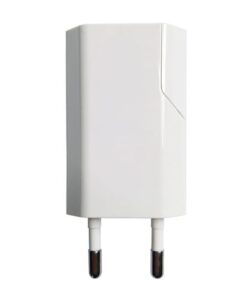 Caricatore USB 1A Compatto Spina Europea Bianco