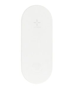 Caricatore Wireless Qi 2 Posizioni Bianco