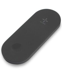 Caricatore Wireless Qi 2 Posizioni Nero