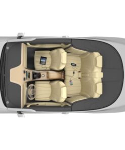 Caricatore da Auto 2 USB + 2 USB per Passeggeri Posteriori 24W