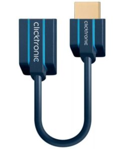 Cavo Adattatore Flessibile HDMI M/F 0,1m Alta Qualità