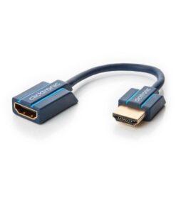 Cavo Adattatore Flessibile HDMI M/F 0,1m Alta Qualità