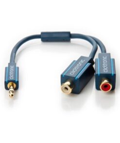 Cavo Audio Stereo 2 RCA F a Jack 3.5 mm M 0,10 m Alta Qualità