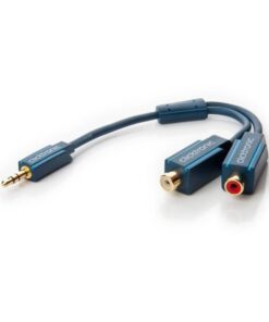 Cavo Audio Stereo 2 RCA F a Jack 3.5 mm M 0,10 m Alta Qualità