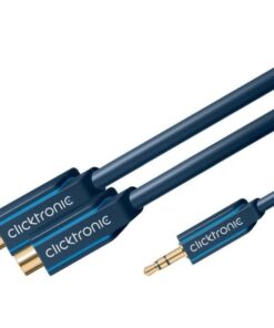 Cavo Audio Stereo 2 RCA F a Jack 3.5 mm M 0,10 m Alta Qualità