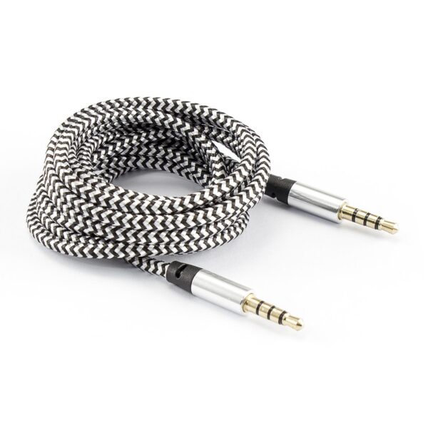 Cavo Audio Stereo Jack 3.5 mm M/M 1,5m Bianco