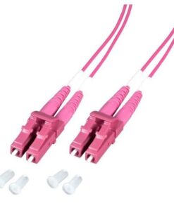 Cavo Fibra Ottica LC/LC 50/125 Multimodale 10m Diametro 1.2mm OM4