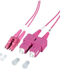 Cavo Fibra Ottica SC/LC 50/125 Multimodale 3m Diametro 1.2mm OM4