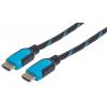 Cavo HDMI 2.0 High Speed con Ethernet con Connettore Azzurro 2m