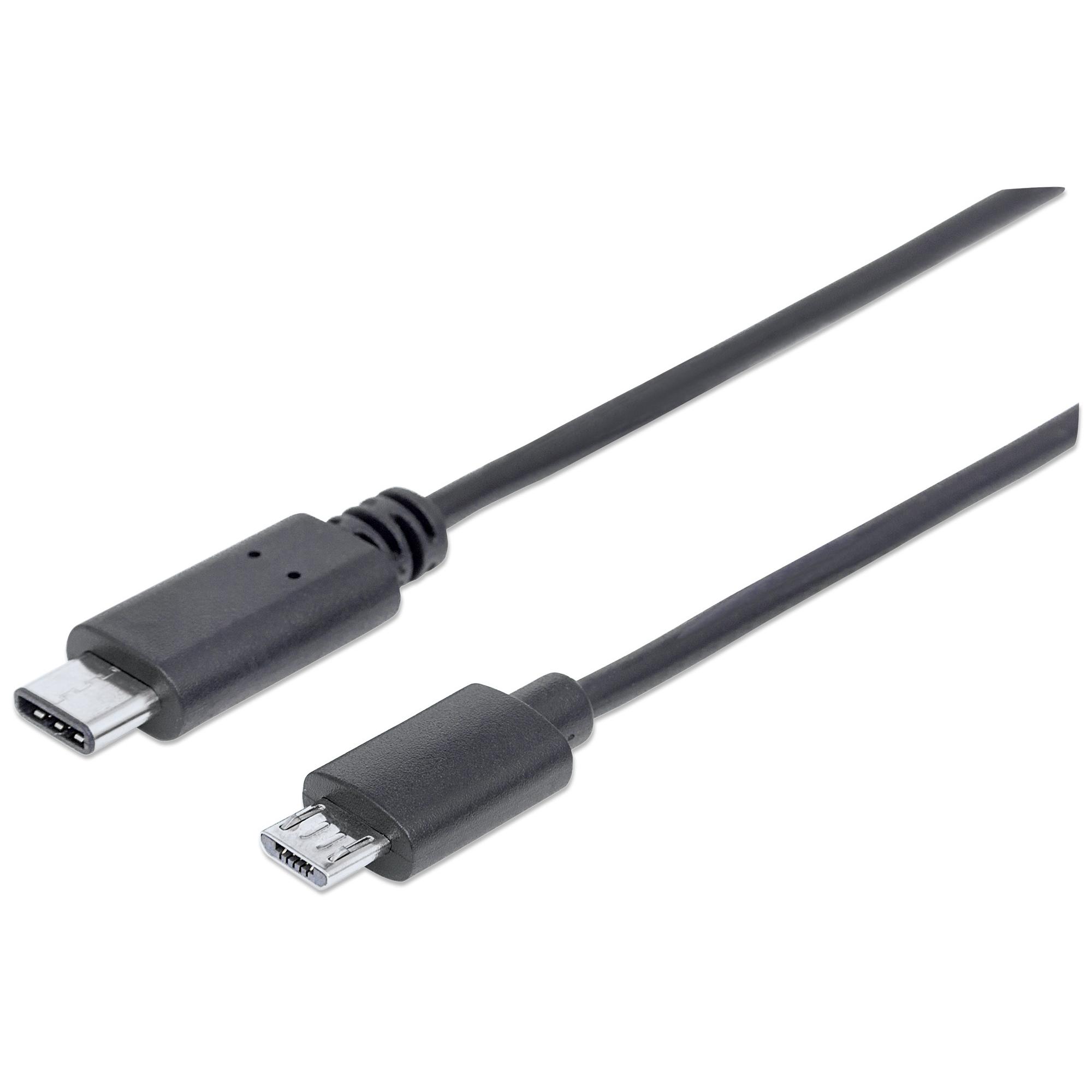 Cavo Hi-Speed USB-C™ Maschio / USB Micro-B 2.0 Maschio 2m Nero