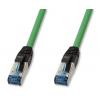 Cavo Patch Cat.6A S/FTP PUR IP20 0,5m Verde