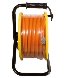 Cavo Patch Cat7A Plug RJ45 6A S/FTP LSZH con Avvolgicavo 90m Arancione