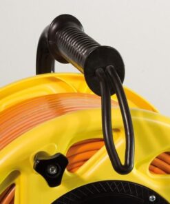 Cavo Patch Cat7A Plug RJ45 6A S/FTP LSZH con Avvolgicavo 90m Arancione