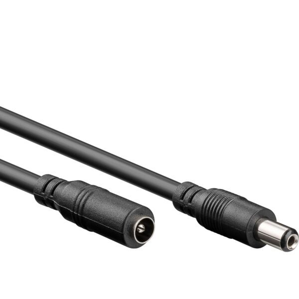 Cavo Prolunga DC 2.1 mm 3m Nero