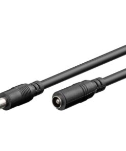 Cavo Prolunga DC 2.5 mm 3m Nero