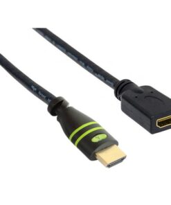 Cavo Prolunga HDMI High Speed con Ethernet 4K 30Hz M/F 0,2 m