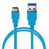 Cavo USB 3.1 Gen2 A Maschio USB-C Maschio 1m Azzurro