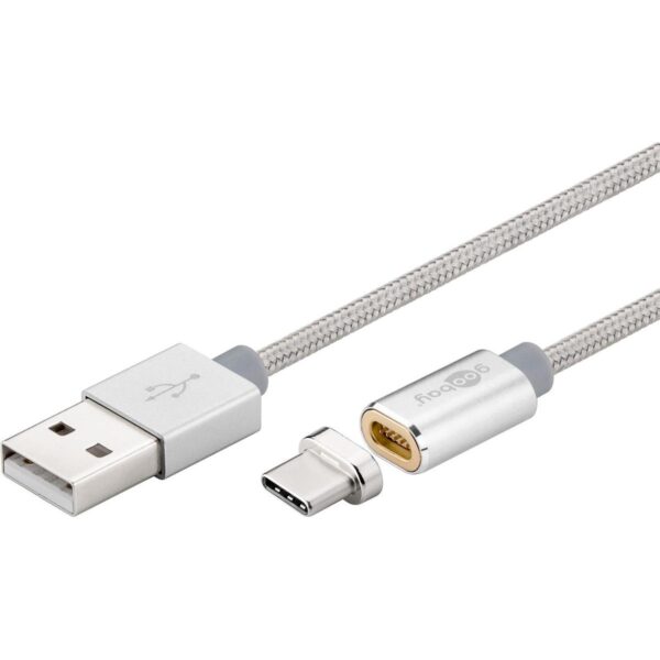 Cavo USB A / USB-C Magnetico 1.2m Grigio