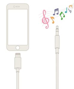 Cavo da Apple Lightning a Audio 3,5'' M 1m Nero