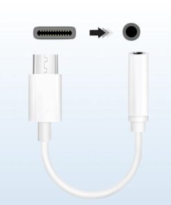 Cavo da USB-C Maschio a Audio 3.5 mm Femmina 12 cm Bianco