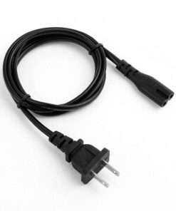Cavo di Alimentazione Americano 2 poli 1,2 m Nero