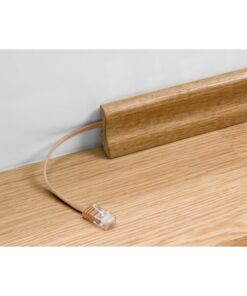 Cavo di Rete Patch Flat in Rame Cat.6A UTP 5m Nero