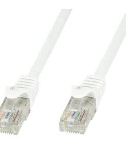 Cavo di Rete Patch in Rame Cat.6 Bianco UTP 5m