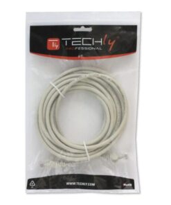 Cavo di Rete Patch in Rame Cat.6 Grigio UTP 1,5m