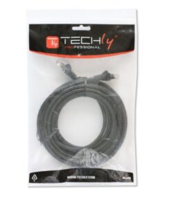 Cavo di Rete Patch in Rame Cat.6 Nero UTP 1m