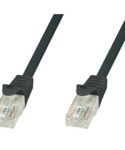 Cavo di Rete Patch in Rame Cat.6 Nero UTP 2m