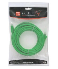 Cavo di Rete Patch in Rame Cat.6 Verde UTP 5m