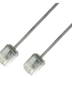 Cavo di rete Patch in Rame Ultra Slim Cat.6 Grigio UTP 0,25 m