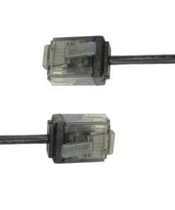 Cavo di rete Patch in Rame Ultra Slim Cat.6 Nero UTP 10 m