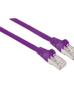 Cavo di rete Patch in rame Cat. 6 Viola SFTP LSZH 0,5m