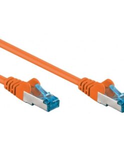 Cavo di rete Patch in rame Cat. 6A Arancione SFTP LSZH 0,5m