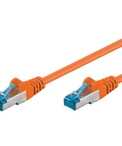 Cavo di rete Patch in rame Cat. 6A Arancione SFTP LSZH 0,5m