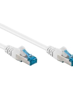 Cavo di rete Patch in rame Cat. 6A Bianco SFTP LSZH 0,25m