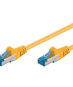 Cavo di rete Patch in rame Cat. 6A Giallo SFTP LSZH 0,5m