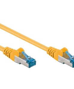 Cavo di rete Patch in rame Cat. 6A Giallo SFTP LSZH 15m