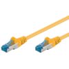 Cavo di rete Patch in rame Cat. 6A Giallo SFTP LSZH 1m