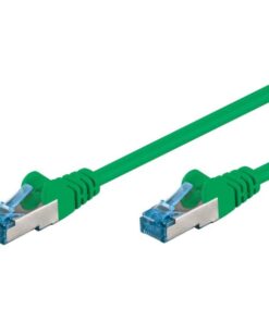 Cavo di rete Patch in rame Cat. 6A Verde SFTP LSZH 1m