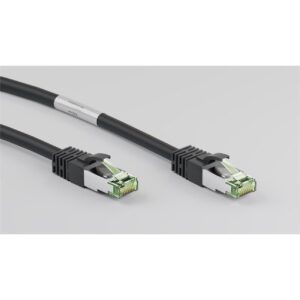 Cavo di rete Patch in rame Cat. 8.1 Nero SFTP LSZH 2m