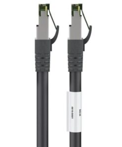 Cavo di rete Patch in rame Cat. 8.1 Nero SFTP LSZH 3m