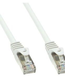 Cavo di rete Patch in rame Cat.6 Bianco SFTP LSZH 0,5m