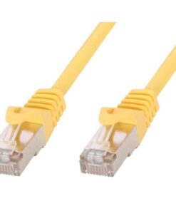 Cavo di rete Patch in rame Cat.6 Giallo SFTP LSZH 3m