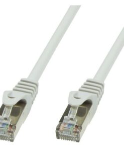 Cavo di rete Patch in rame Cat.6 Grigio SFTP LSZH 0,3m
