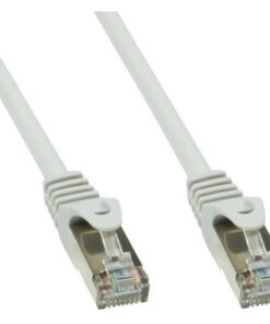 Cavo di rete Patch in rame Cat.6 Grigio SFTP LSZH 0,5m