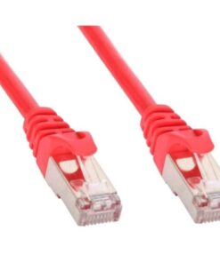 Cavo di rete Patch in rame Cat.6 Rosso SFTP LSZH 0,5m