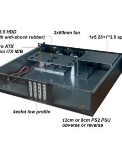 Chassis Industriale Rack 19''/Desktop 2U Ultra-compatto