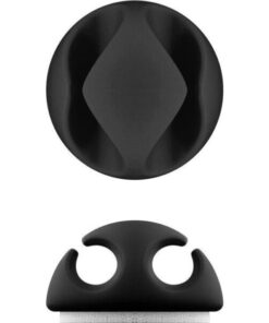 Clip Fermacavo Set da 5 pz Varie Misure Nero